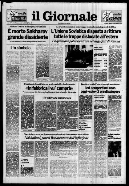 Il giornale : quotidiano del mattino